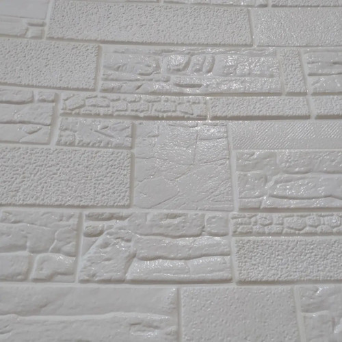 دیوارپوش فومی پشت چسبدار طرح سنگی بلوکی بسته 5 عددی