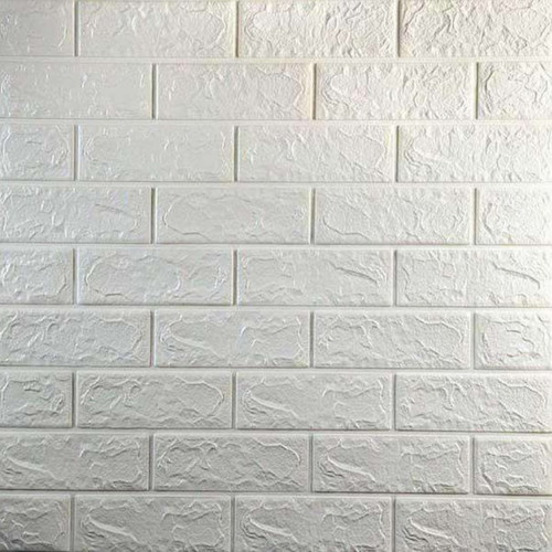 دیوارپوش مدل فومی پشت چسب دارطرح آجری خارجی بسته 2 عددی