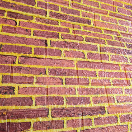 دیوارپوش مدل فومی پشت چسب دار آجری کد P110