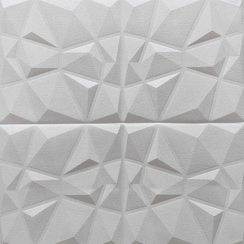 دیوارپوش مدل فومی پشت چسب دار طرح الماس بسته 10 عددی