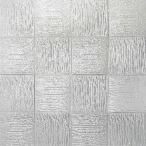 دیوارپوش مدل فومی پشت چسبدار طرح مربع ژیکاس بسته ۵ عددی